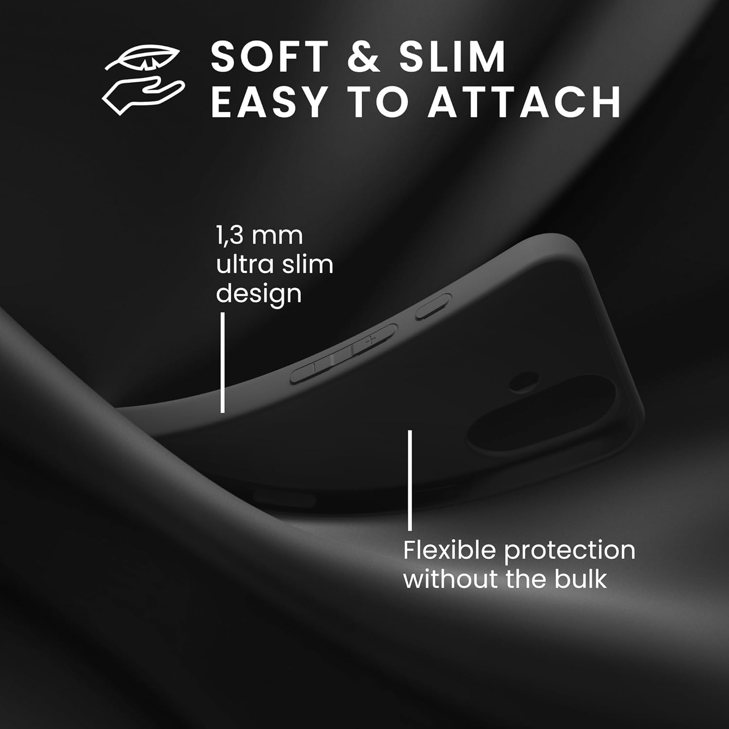 Coque souple en TPU pour iPhone 16 Plus Coque souple en TPU pour iPhone 16 Plus